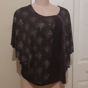 Blouse sequin black size Xl